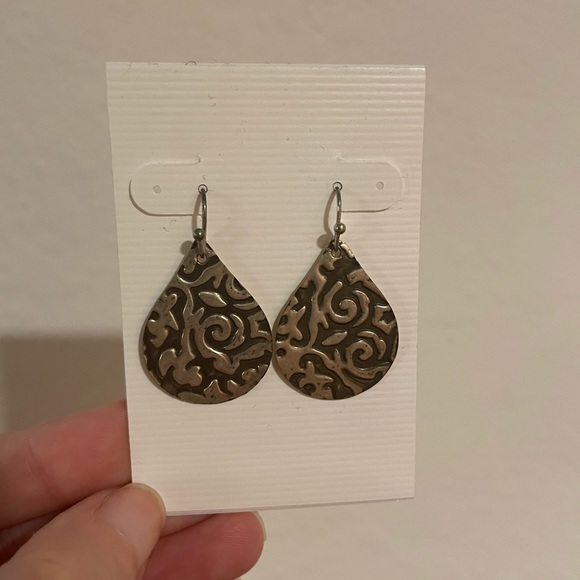 Teardrop Pendant Earrings - Picture 4 of 5